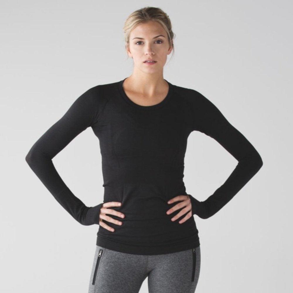 Lululemon Swiftly Tech Long Sleeve Crew Black